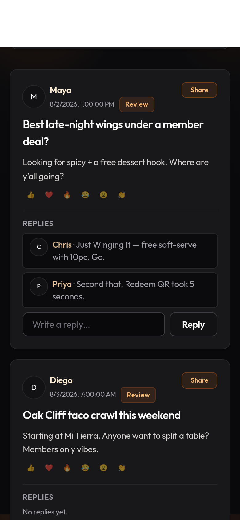 City feed